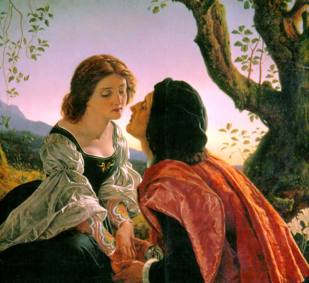 Espero, la Stella della Sera, Sacra agli Amanti - Kelvingrove Art Gallery and Museum, Glasgow, dettaglio